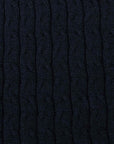 Fedeli - Midnight Blue Miguel Giza Knitted Cotton Crew Neck T-shirt TEE SHIRTS FEDELI