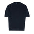 Fedeli - Midnight Blue Miguel Giza Knitted Cotton Crew Neck T-shirt TEE SHIRTS FEDELI