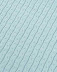 Fedeli - Light Cyan Miguel Giza Knitted Cotton Crew Neck T-shirt TEE SHIRTS FEDELI