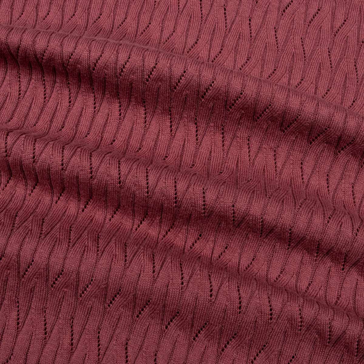 Fedeli - Merlot Red Giza Cotton Polo Shirt S/S POLOS FEDELI