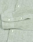 Robert Old - Green Italian Linen Long Sleeve Shirt L/S SHIRTS Robert Old