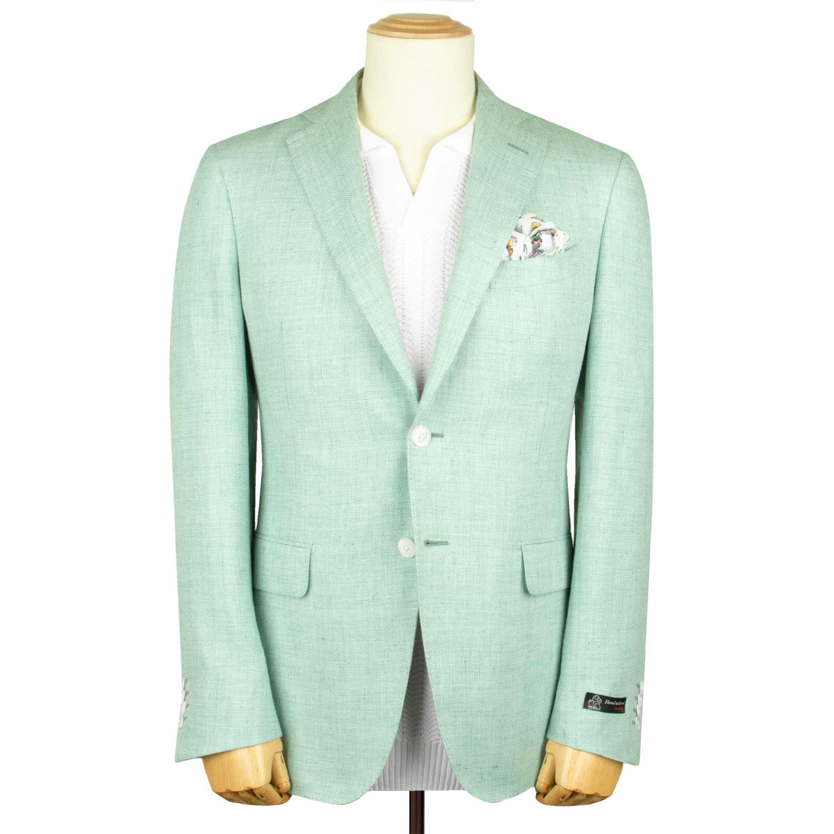 Mint Green Wool & Linen Jacket JACKETS Robert Old
