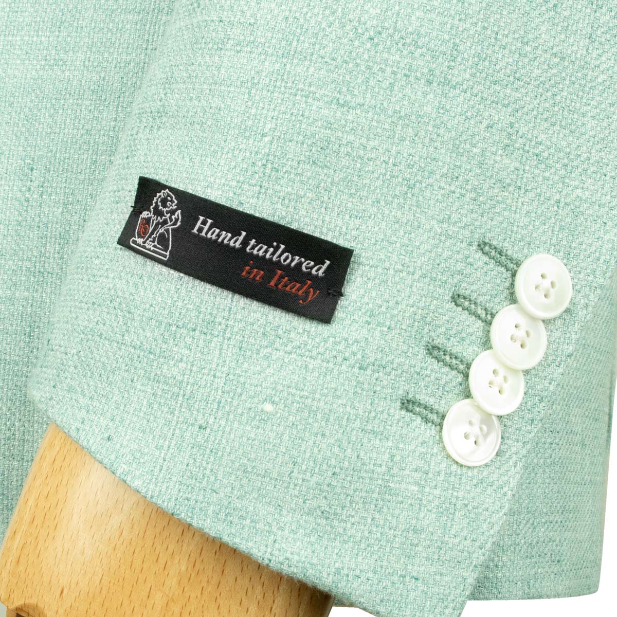 Robert Old - Mint Green Wool &amp; Linen Jacket JACKETS Robert Old