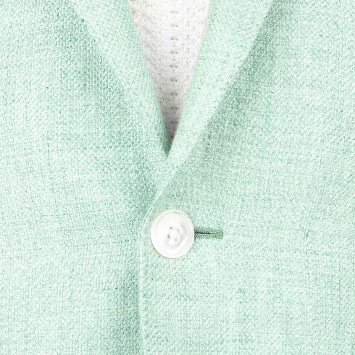 Robert Old - Mint Green Wool &amp; Linen Jacket JACKETS Robert Old