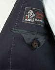 Robert Old - Navy Cotton Unlined Jacket Crafted in Italy JACKETS Robert Old