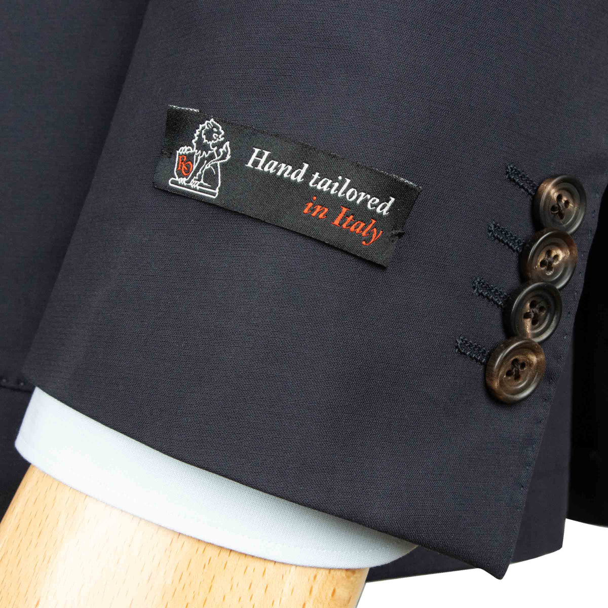 Navy Cotton Unlined Jacket Crafted in Italy JACKETS Robert Old