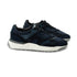 Santoni - Navy Suede Leather Sneakers SHOES Santoni