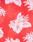 Robert Old - Red Floral Print 100% Linen Resort Shirt S/S SHIRTS Robert Old