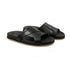 Santoni - Black Crossover-strap Leather Sandals SHOES Santoni