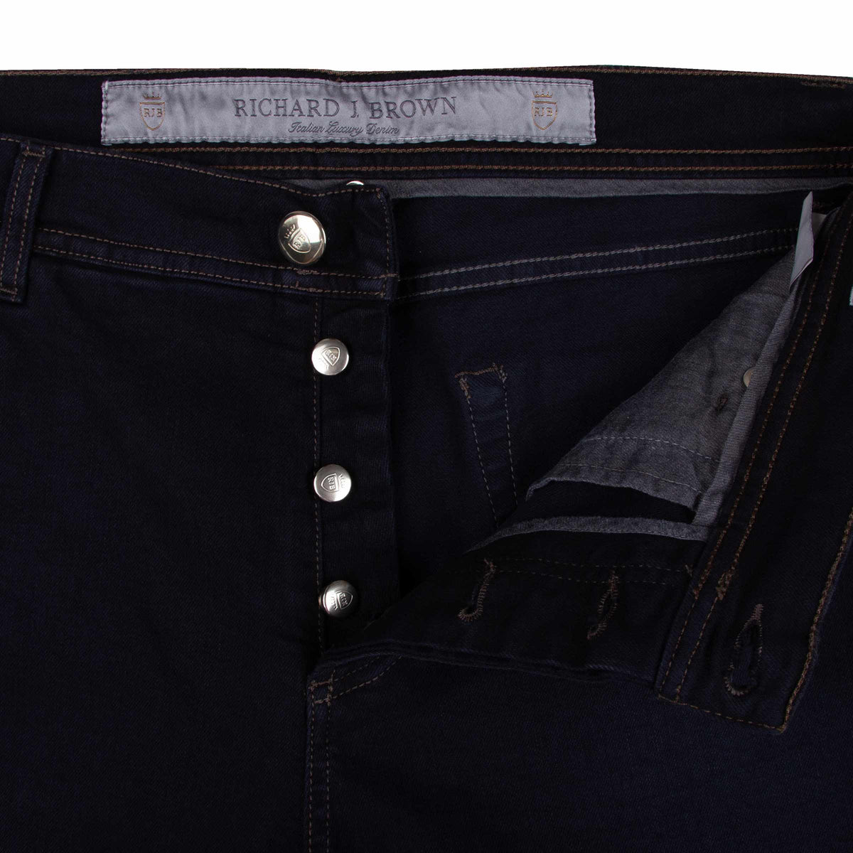 Richard J Brown - Dark Blue 'Milano' Regular Fit Jeans JEANS Richard J Brown