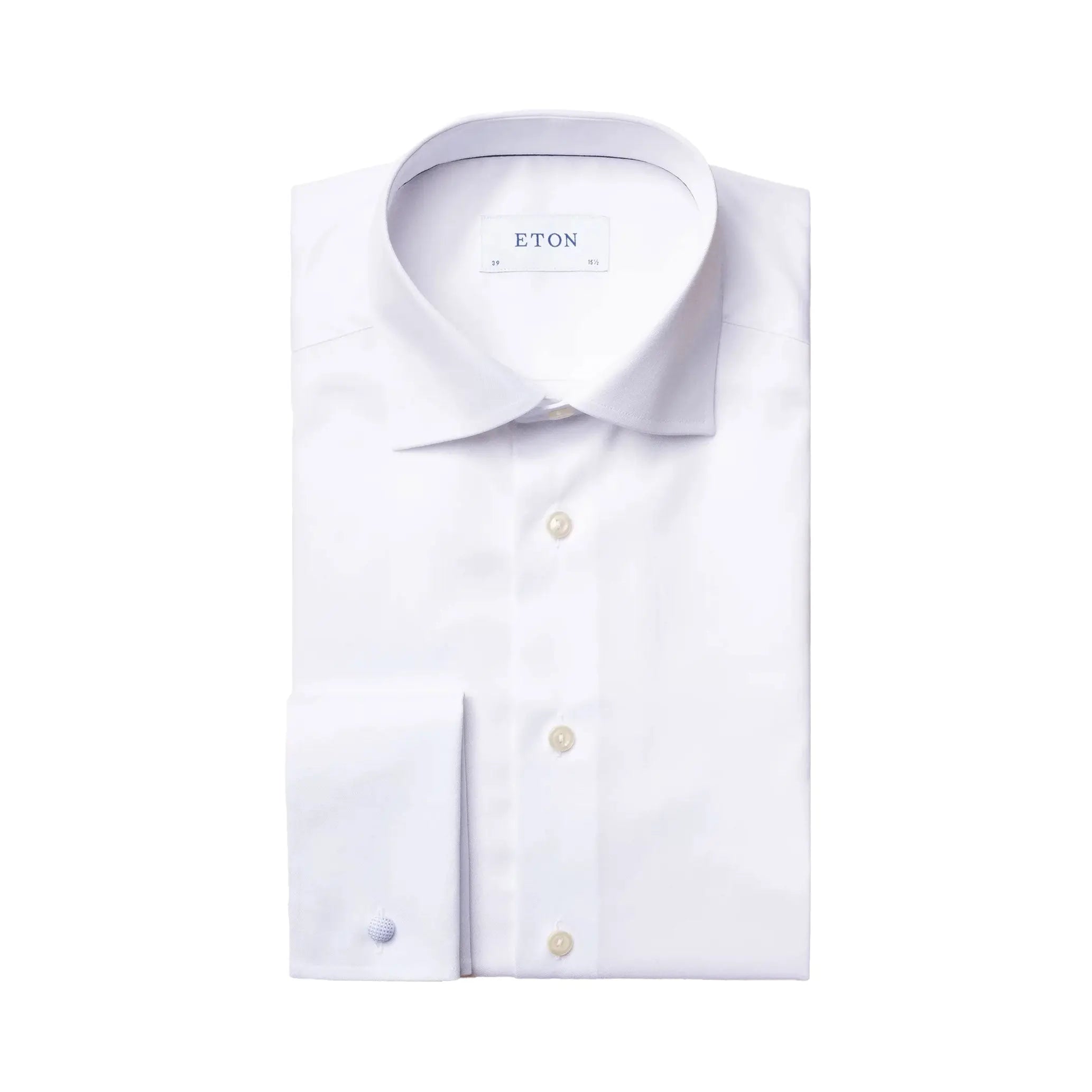 Eton - White Slim Fit Double Cuff Shirt L/S SHIRTS Eton