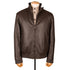 Dark Brown Bomber Style Deerskin Leather Jacket LEATHERS Robert Old