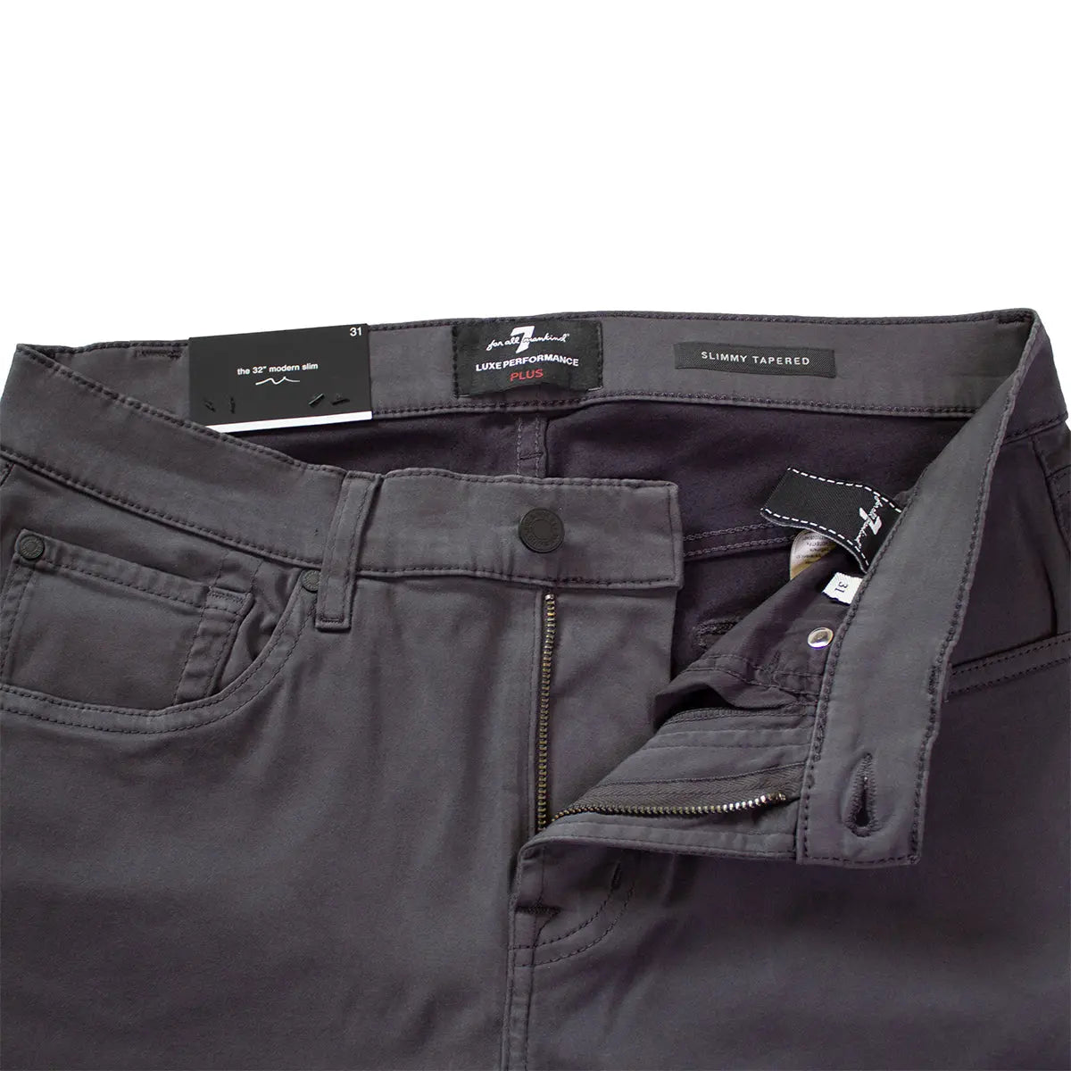 Gun Metal Slimmy Tapered Jeans JEANS 7 For All Mankind
