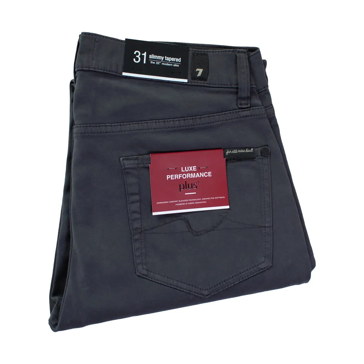 Gun Metal Slimmy Tapered Jeans JEANS 7 For All Mankind