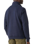 Belstaff - Dark Ink Organic Cotton Quarter Zip Sweater SWEATS Belstaff