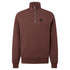 Belstaff - Oxblood Red Organic Cotton Quarter Zip Sweater SWEATS Belstaff
