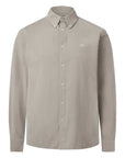 Belstaff - Concrete Grey Street Cotton Corduroy Oxford Shirt L/S SHIRTS Belstaff