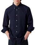 Belstaff - Dark Ink Street Cotton Oxford Shirt L/S SHIRTS Belstaff