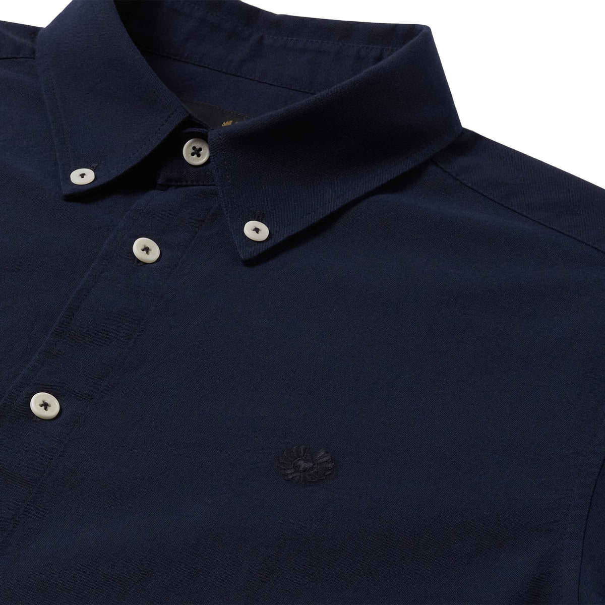 Belstaff - Dark Ink Street Cotton Oxford Shirt L/S SHIRTS Belstaff