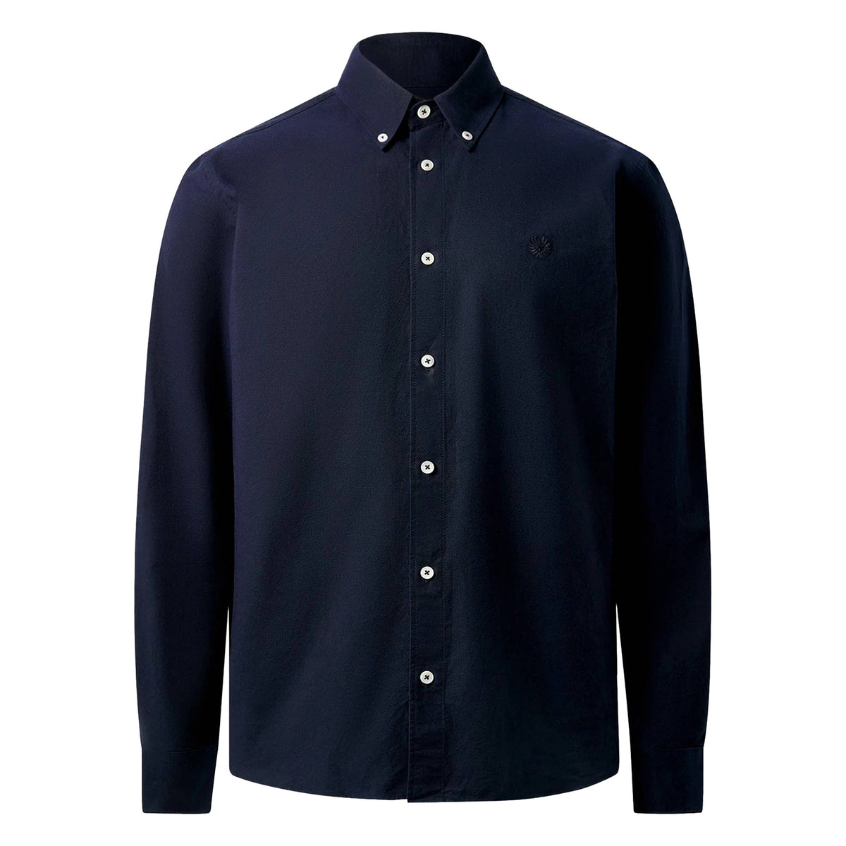 Belstaff - Dark Ink Street Cotton Oxford Shirt L/S SHIRTS Belstaff