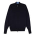 The Barra 4ply Full Zip Cashmere Cardigan - Dark Navy/Lapis Suez CASHMERE Robert Old
