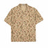 Robert Old - Beige Floral Print 100% Linen Resort Shirt S/S SHIRTS Robert Old