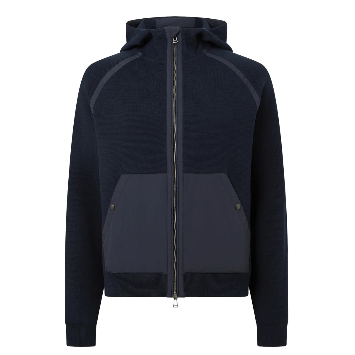 Belstaff - Dark Ink View Hooded Full Zip Sweater SWEATS Belstaff