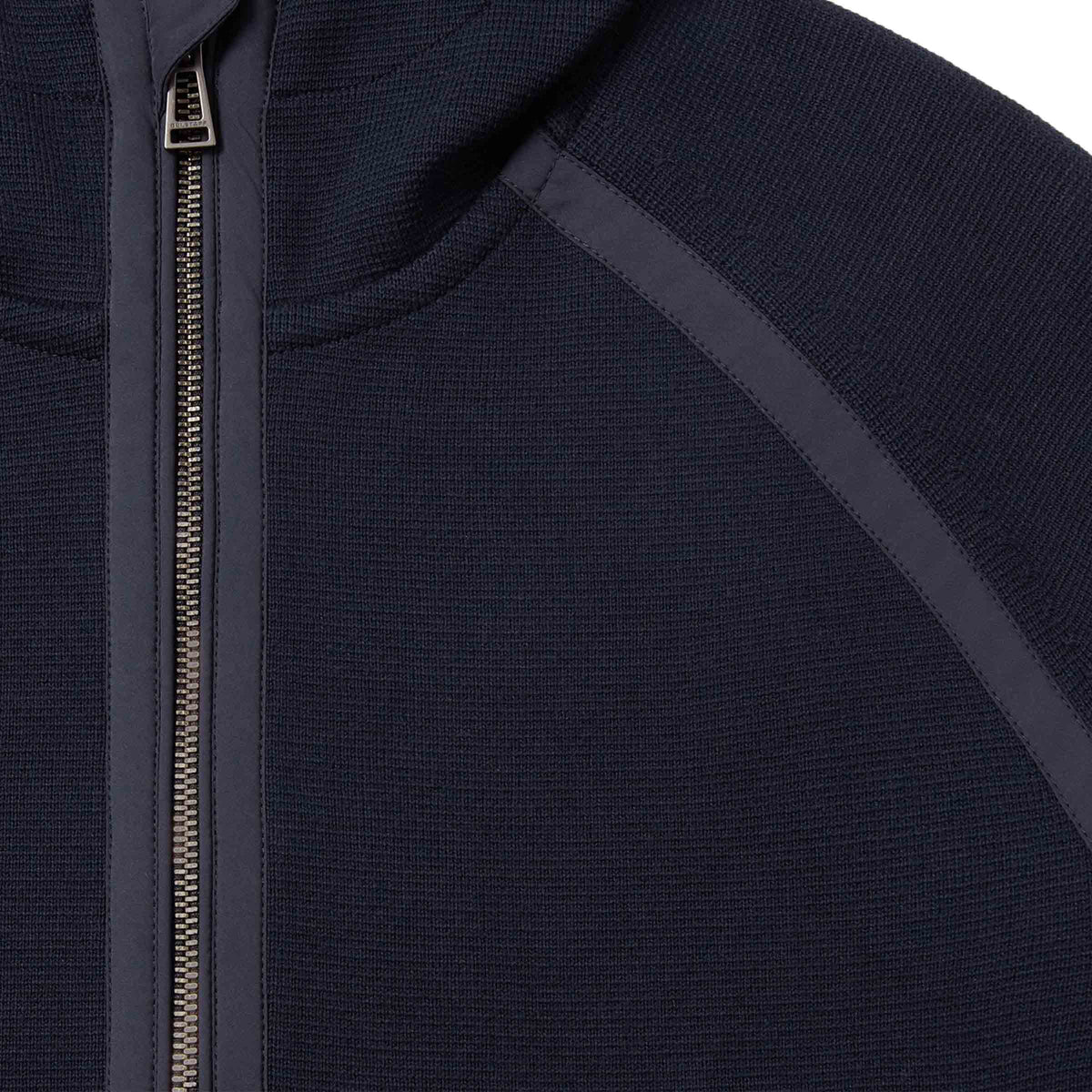 Belstaff - Dark Ink View Hooded Full Zip Sweater KNITWEAR Belstaff