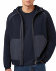 Belstaff - Dark Ink View Hooded Full Zip Sweater KNITWEAR Belstaff