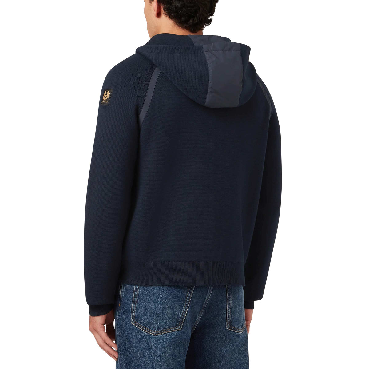 Belstaff - Dark Ink View Hooded Full Zip Sweater SWEATS Belstaff