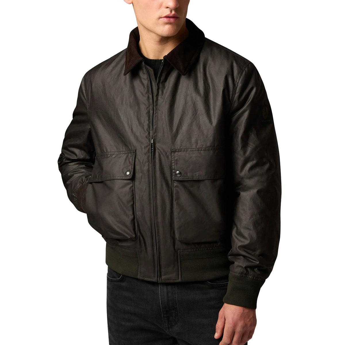 Belstaff - Faded Olive Mount Waxed Cotton Jacket BLOUSONS Belstaff