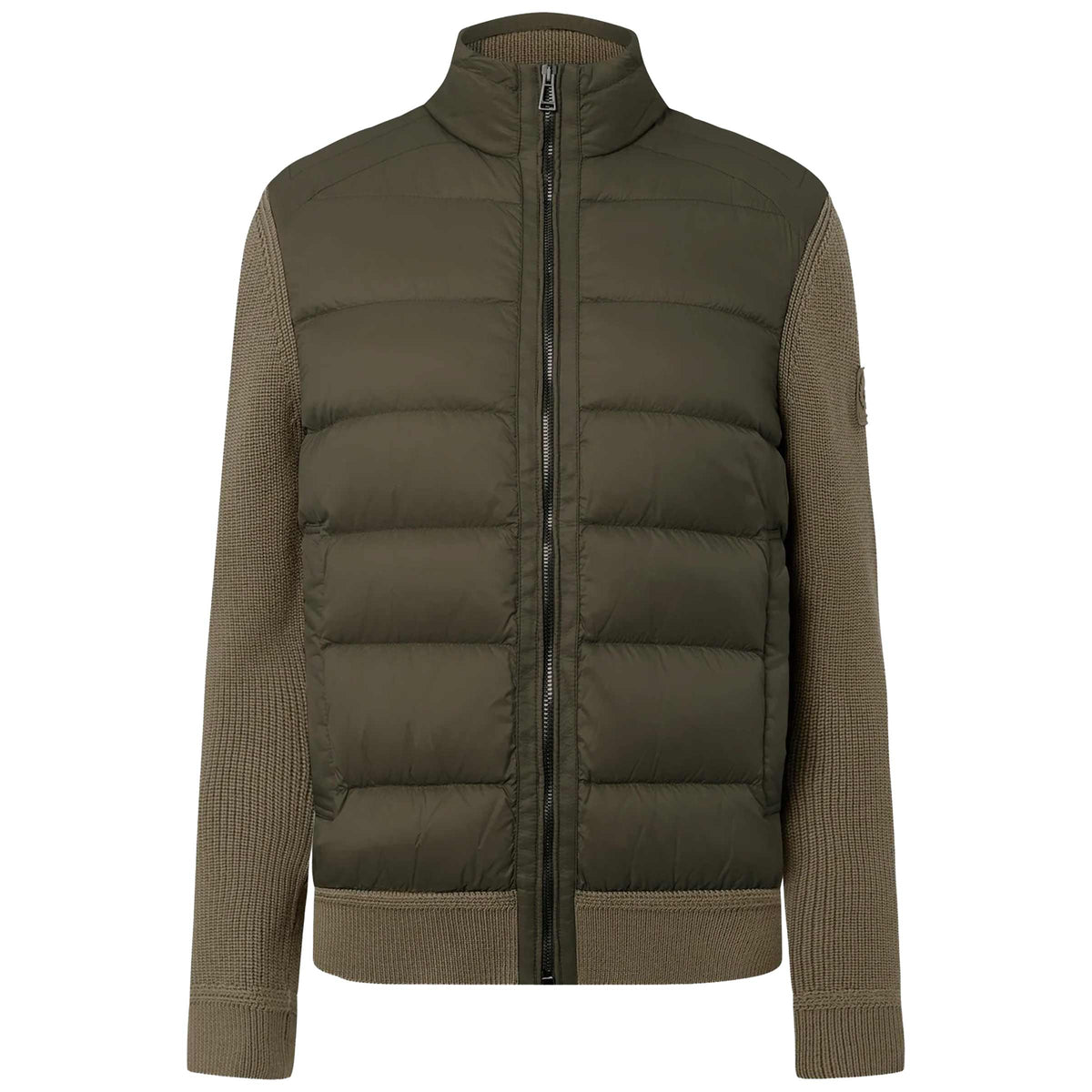 Belstaff - Khaki Green Compound Down-filled Cardigan https://belstaff.com/products/compound-cardigan-down-khaki-green BLOUSONS Belstaff