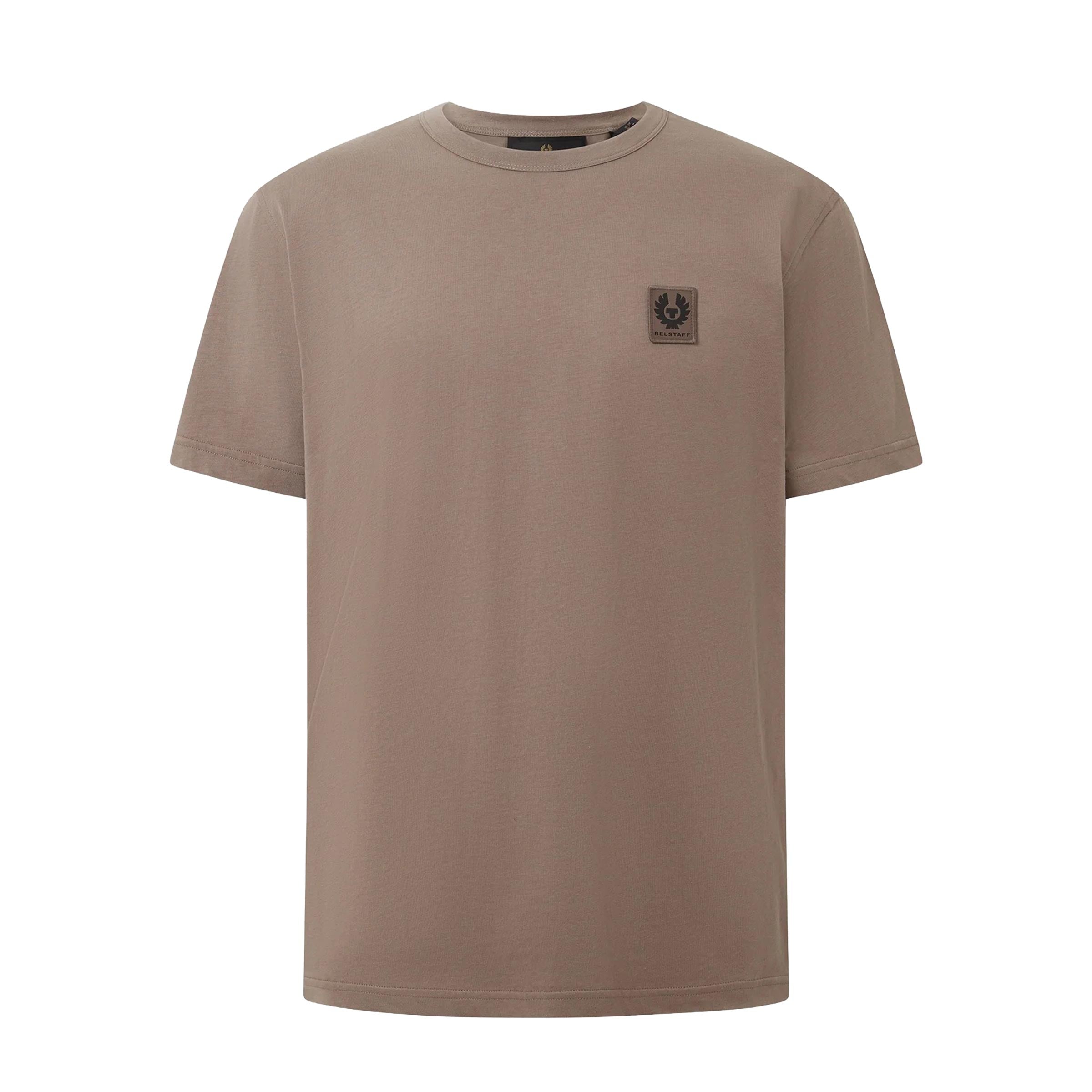 Belstaff - Asphalt Brown Jersey Cotton T-shirt TEE SHIRTS Belstaff