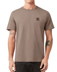 Belstaff - Asphalt Brown Jersey Cotton T-shirt TEE SHIRTS Belstaff
