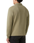 Belstaff - Fatigue Green Curator Supima CottonCollared Sweatshirt SWEATS Belstaff