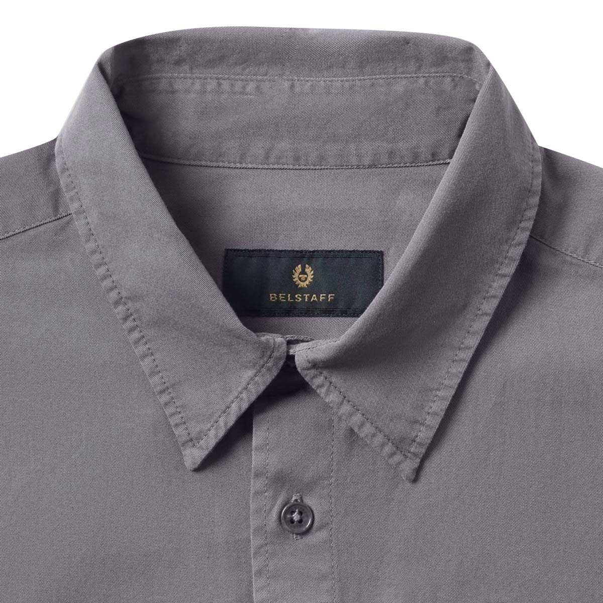 Belstaff - Tornado Grey 'Scale' Cotton Shirt L/S SHIRTS Belstaff