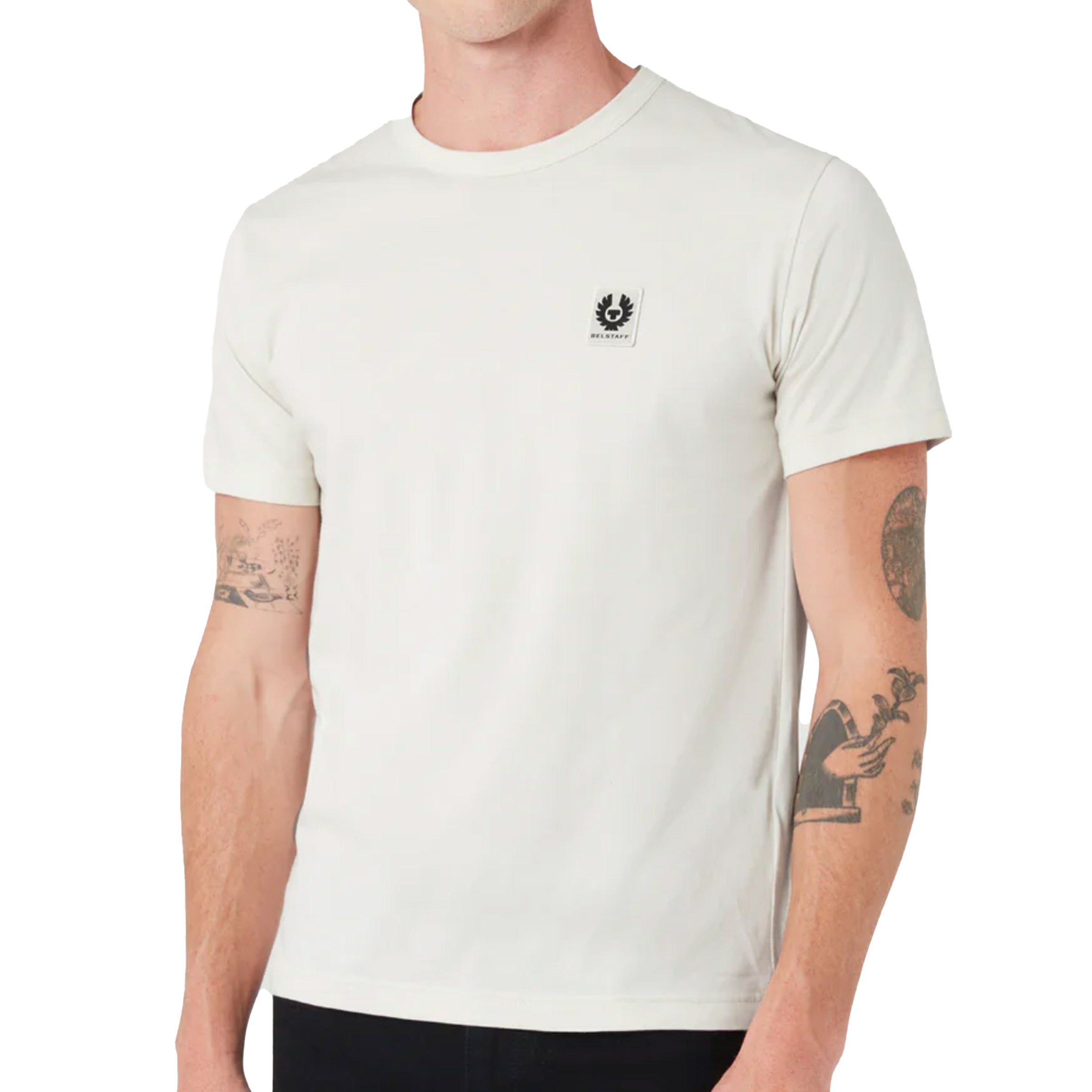 Belstaff - Silver Birch Jersey Cotton T-shirt TEE SHIRTS Belstaff