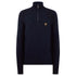 Belstaff - Dark Ink Watch Quarter Zip Lambswool Sweater KNITWEAR Belstaff