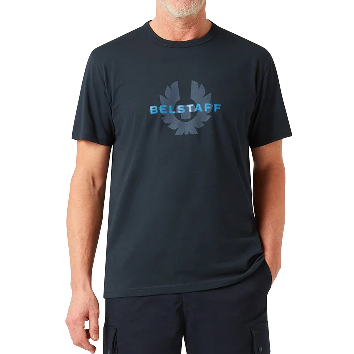 Belstaff - Dark Ink Jersey Cotton T-shirt TEE SHIRTS Belstaff