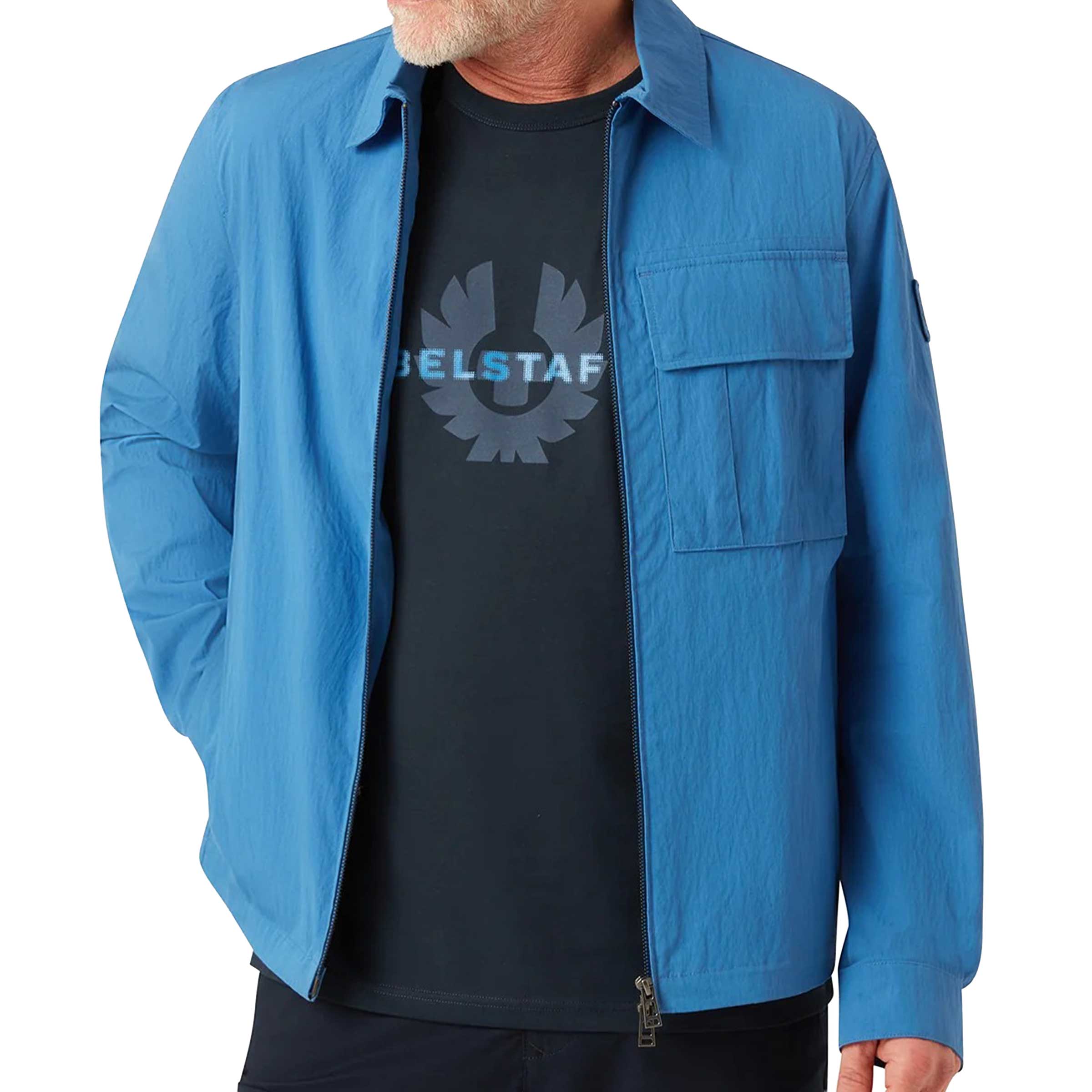 Belstaff - Dark Ink Jersey Cotton T-shirt TEE SHIRTS Belstaff