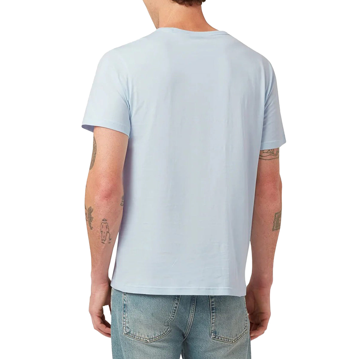 Belstaff - Sky Blue Jersey Cotton T-shirt TEE SHIRTS Belstaff