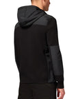 Belstaff - Black Console Mixed Media Cotton Jacket BLOUSONS Belstaff