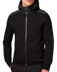 Belstaff - Black Console Mixed Media Cotton Jacket BLOUSONS Belstaff