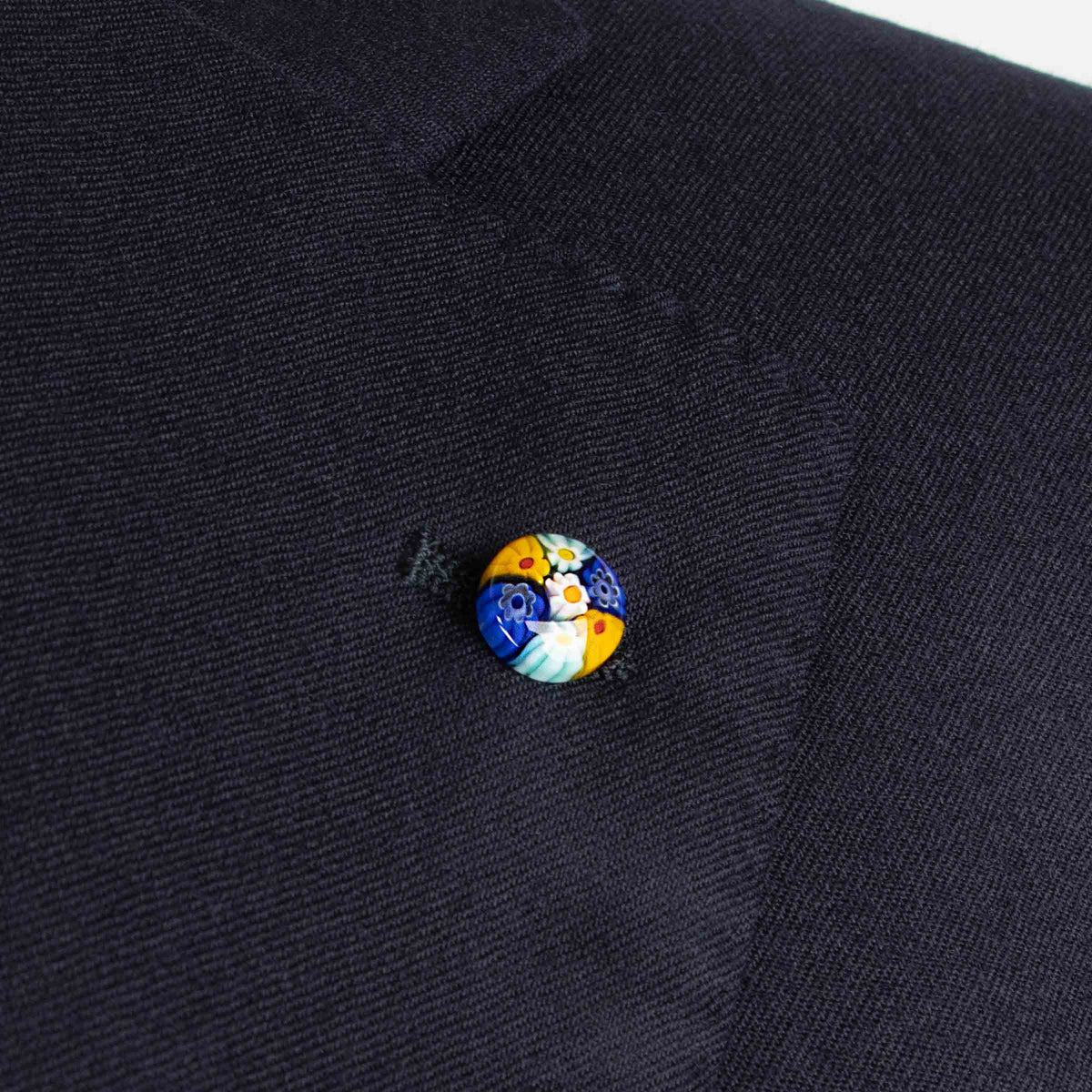 Belvest - Navy 'Natural Soft' Handcrafted Super 120s Wool Suit SUITS Belvest