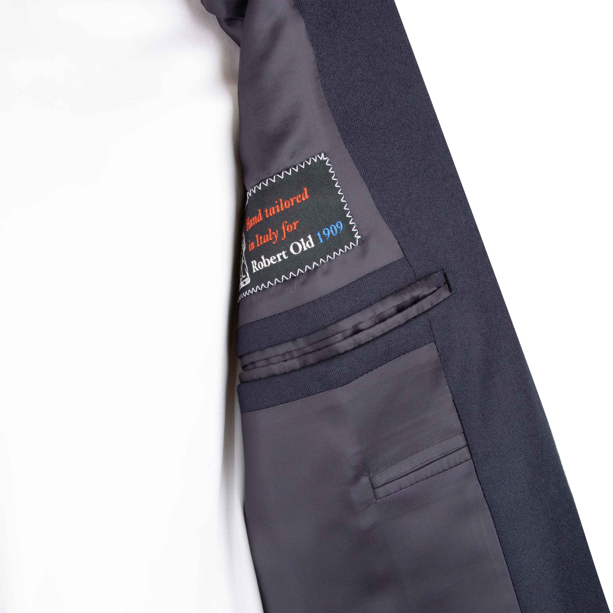Belvest - Navy &#39;Natural Soft&#39; Handcrafted Super 120s Wool Suit SUITS Belvest