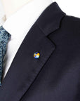 Belvest - Navy 'Natural Soft' Handcrafted Super 120s Wool Suit SUITS Belvest
