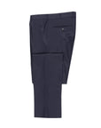 Belvest - Navy 'Natural Soft' Handcrafted Super 120s Wool Suit SUITS Belvest