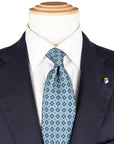 Belvest - Navy 'Natural Soft' Handcrafted Super 120s Wool Suit SUITS Belvest