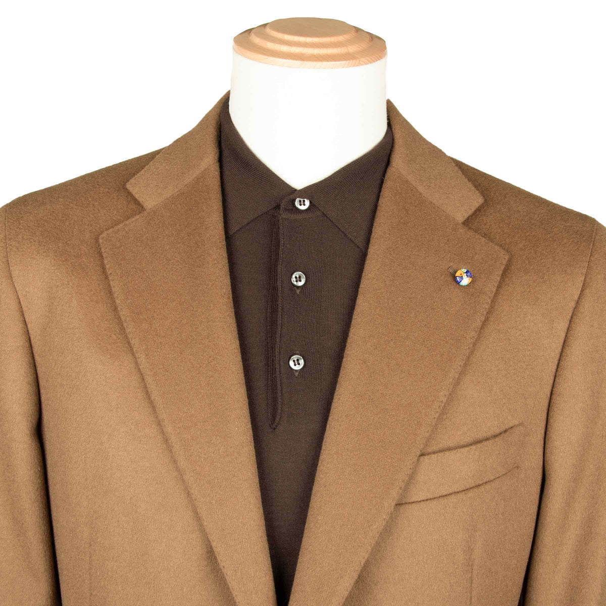 Belvest - Caramel 'Natural Soft' Wool &amp; Cashmere Jacket JACKETS Belvest
