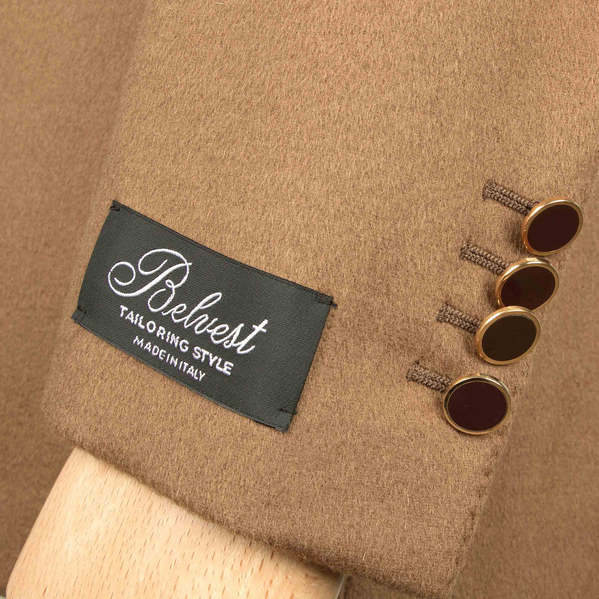 Belvest - Caramel 'Natural Soft' Wool &amp; Cashmere Jacket JACKETS Belvest